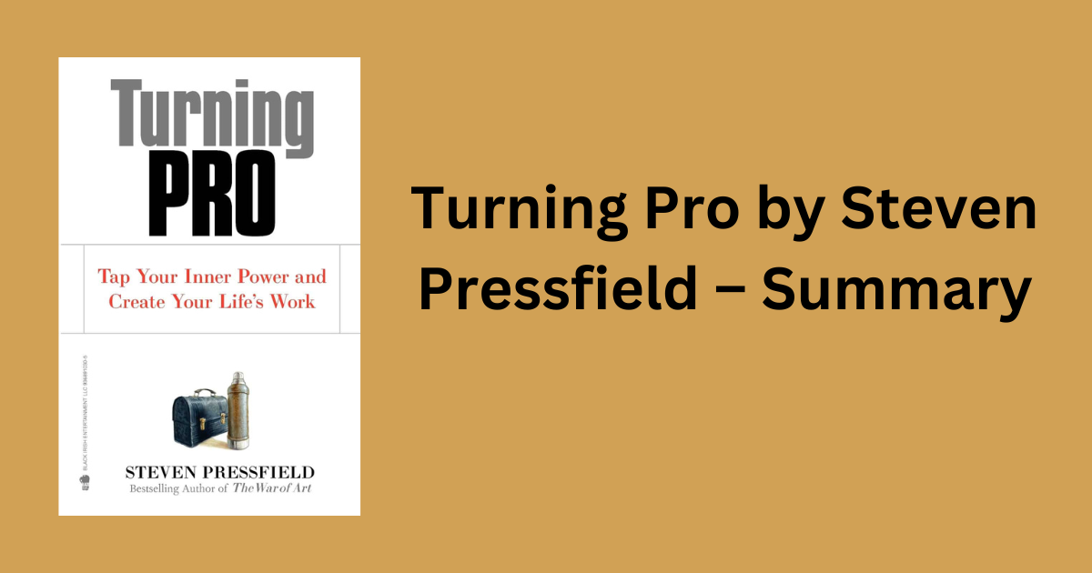 Turning Pro - What You Will Learn